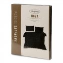 Eurofirany NOVA3 high-quality cotton satin monochrome bedding set, 180 X 200 cm, 2 pcs. 70 X 80cm, color: black Eurofirany NOVA3 high-quality cotton satin monochrome bedding set, 180 X 200 cm, 2 pcs. 70 X 80cm, color: black