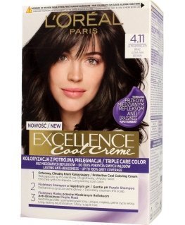 L'Oreal Professionnel plaukų dažymo kremas Exellence 4.11 Ultra Ash Brown