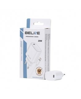 Beline Charger connected to the network 20W USB-C + cable Lightning