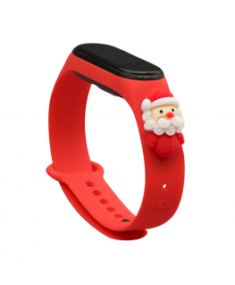 Fusion Xmas Santa 2 for Xiaomi Mi Band 3 | 4 red