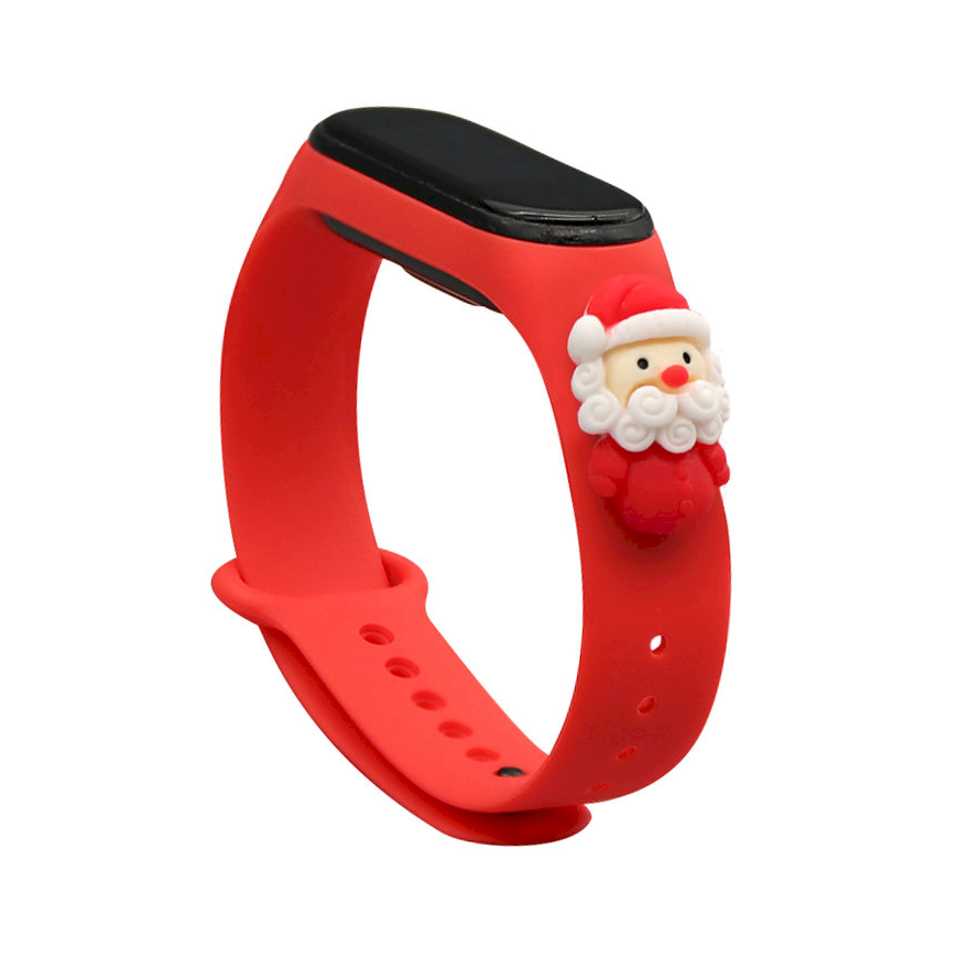 Fusion Xmas Santa 2 for Xiaomi Mi Band 3 | 4 red