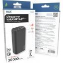 Wave Ultrapower -varavirtalähde, 30 000 mAh, musta Wave Ultrapower -varavirtalähde, 30 000 mAh, musta