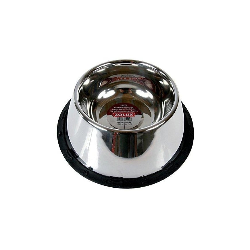 Zolux Bowl Inox on rubber 0.9 l for spaniel – 3