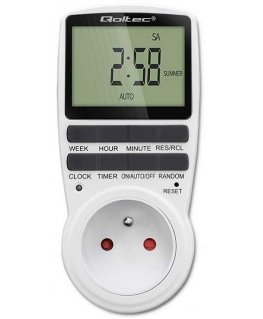 Qoltec Elektroninis laikmatis pc0628 | 3680w | 16a | LCD