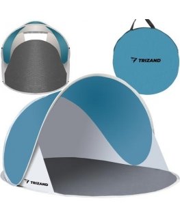 Trizand Beach tent 145x100x70 cm - turquoise - gray