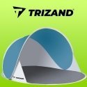 Trizand Papludimio palapine 145x100x70 cm - turkis - pilka