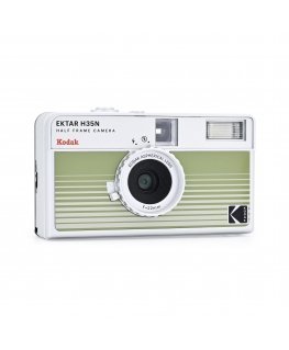 KODAK EKTAR H35N CAMERA STRIPED Žalias