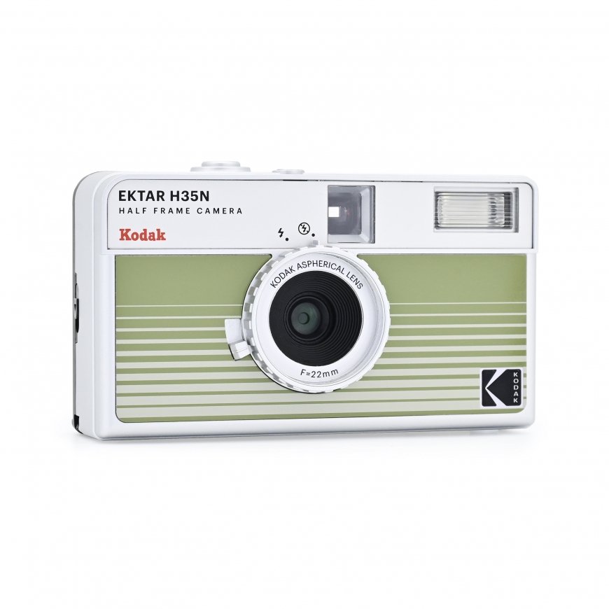 KODAK EKTAR H35N CAMERA STRIPED Green