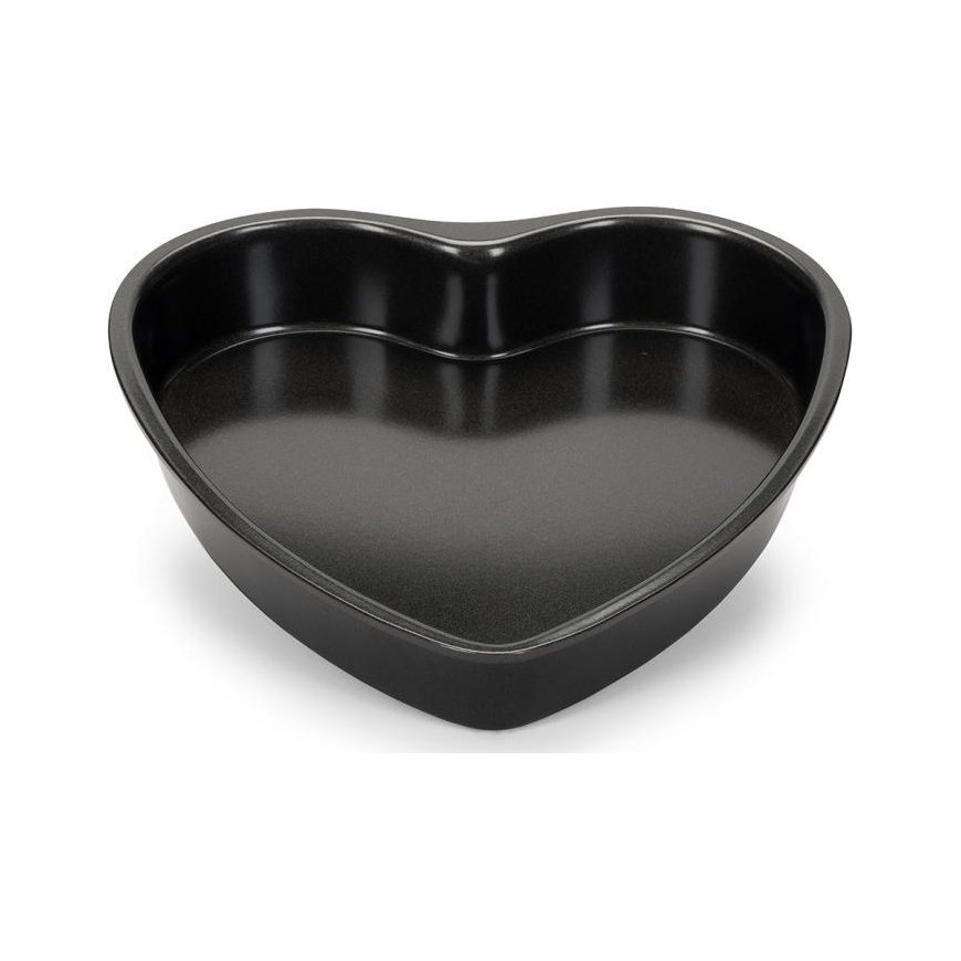 Patisse širdies formos 20 cm juodo plieno