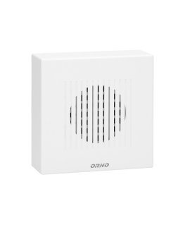 Orno Wired electronic one-tone doorbell RINGIL MINI AC, 230V, snow white