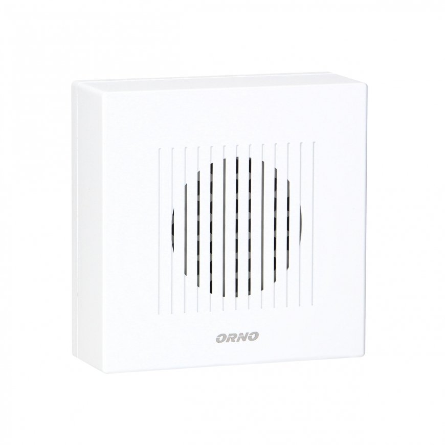 Orno Wired electronic one-tone doorbell RINGIL MINI AC, 230V, snow white – 5