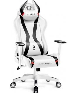 Diablo Chairs Gaming chair Diablo X-Horn 2.0 Gaming Chair Normal, White-black