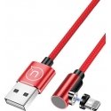 USB Usams USB-A – žaibo kabelis 1 m raudonas (63289)