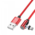 USB Usams USB-A – žaibo kabelis 1 m raudonas (63289)