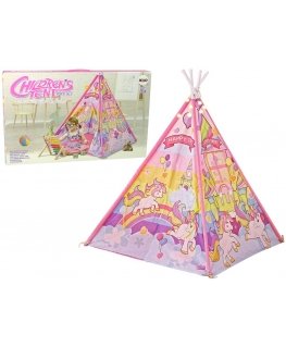 Lean Cars Children's Illuminated Tent Unicorn Lady Pink