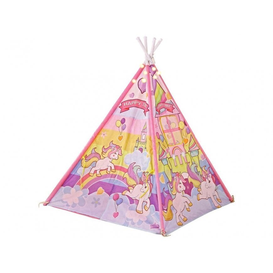 Lean Cars Children's Illuminated Tent Unicorn Lady Pink – 2