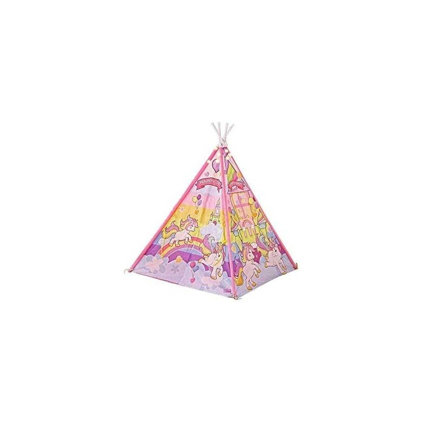 Lean Cars Children's Illuminated Tent Unicorn Lady Pink – 5