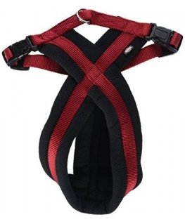 TRIXIE Premium touring braces, SM 40-70cm/20mm, red