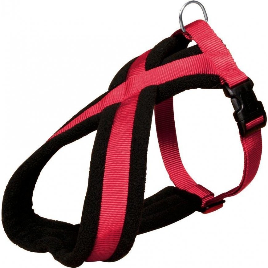 TRIXIE Premium touring petnešos, S-M 40-70cm/20mm, raudonos – 3