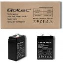 QOLTEC 53032 Baterija AGM 6V 4.5Ah max. 1.35A