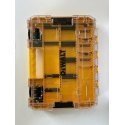 DEWALT Large Rugged Case+ [DT70804-QZ] with 3 Small Large Capacity Storage Boxes, 8 Bit Holders and 6 Compartments