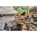 DEWALT didelis tvirtas dėklas+ [DT70804-QZ] su 3 mažomis didelės talpos laikymo dėžėmis, 8 antgalių laikikliais ir 6 skyreliais