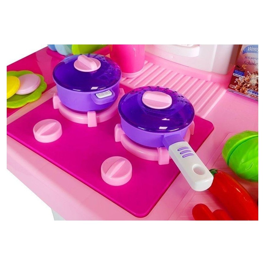 Lean Cars Pink Kitchen with Water Pots Groceries Sound – 3