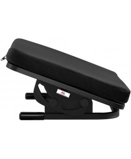Maclean Ergonomic Footrest, Footrest, Infinitely Adjustable Angle, Removable Cushion, MC-460