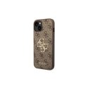 Guess GUHCP14S4GMGBR iPhone 14 6,1" ruda/ruda kietas dėklas, 4G didelis metalinis logotipas
