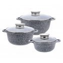 KLAUSBERG POT SET MARBLE KB-7533 KLAUSBERG POT SET MARBLE KB-7533