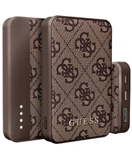 Guess Powerbank 18W GUPB10DP4GEGW 10000mAh ruda|ruda 4G odinis metalinis logotipas