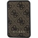 Guess Powerbank 18W GUPB10DP4GEGW 10000mAh brown|brown 4G leather metal logo