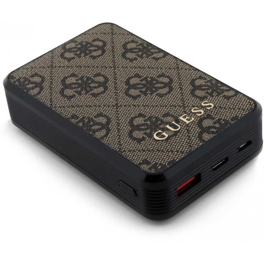 Guess Powerbank 18W GUPB10DP4GEGW 10000mAh ruda|ruda 4G odinis metalinis logotipas – 4