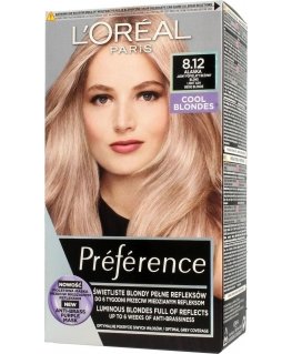 L'Oreal L&39Oreal Professionnel Preference Hair dye 8.12 Alaska - light gray beige blonde 1op.