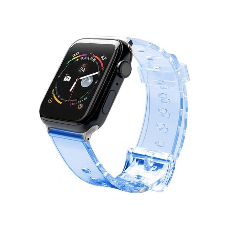 Fusion Light silicone band for Apple Watch 42mm | 44mm | 45mm bl