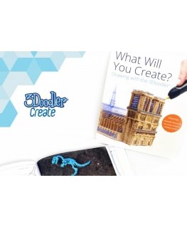 3Doodler knyga – 3D dizaino peilis, skirtas 3Doodler rašikliui (anglų k.) (3DR2BK)