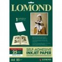 Adhesive paper for stickers Lomond Self Adhesive Inkjet Photo Paper Glossy A4 25 sheets