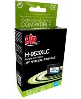 UPrint Ink Compatible Ink for F6U16AE, HP 953XL, Cyan (H-953XLC)