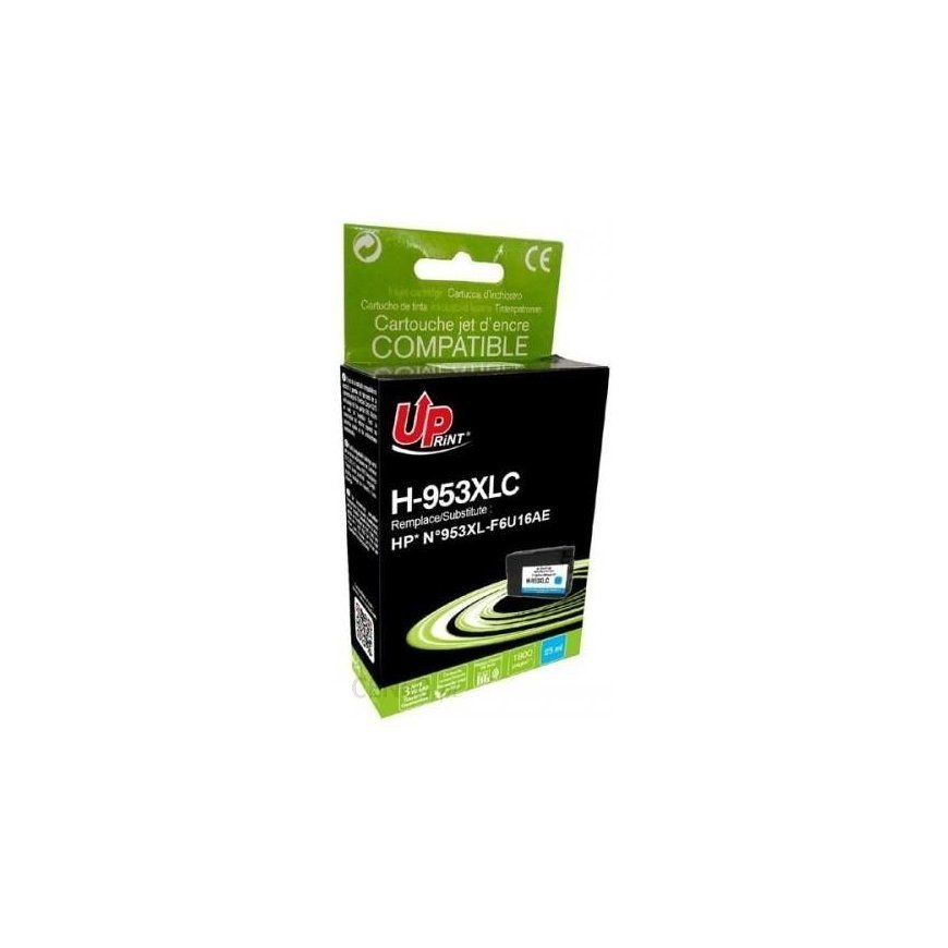 UPrint Ink Compatible Ink for F6U16AE, HP 953XL, Cyan (H-953XLC) – 2