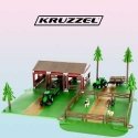 Kruzzel Ūkis su gyvuliais + 2 ūkio automobiliai 22404 Kruzzel Ūkis su gyvuliais + 2 ūkio automobiliai 22404