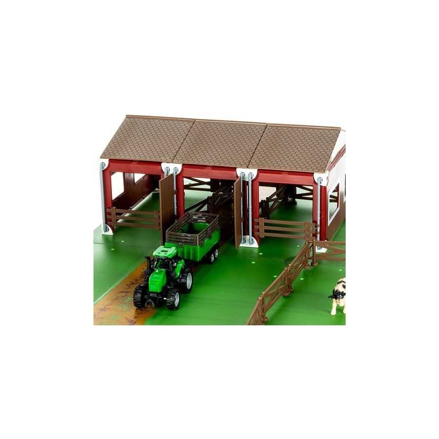 Kruzzel Ūkis su gyvuliais + 2 ūkio automobiliai 22404 – 4