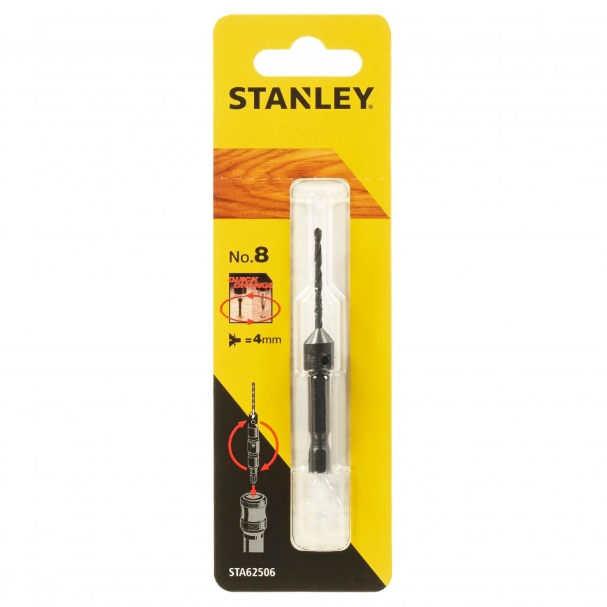 Stanley Pilot Drill + Countersink 8 62-506
