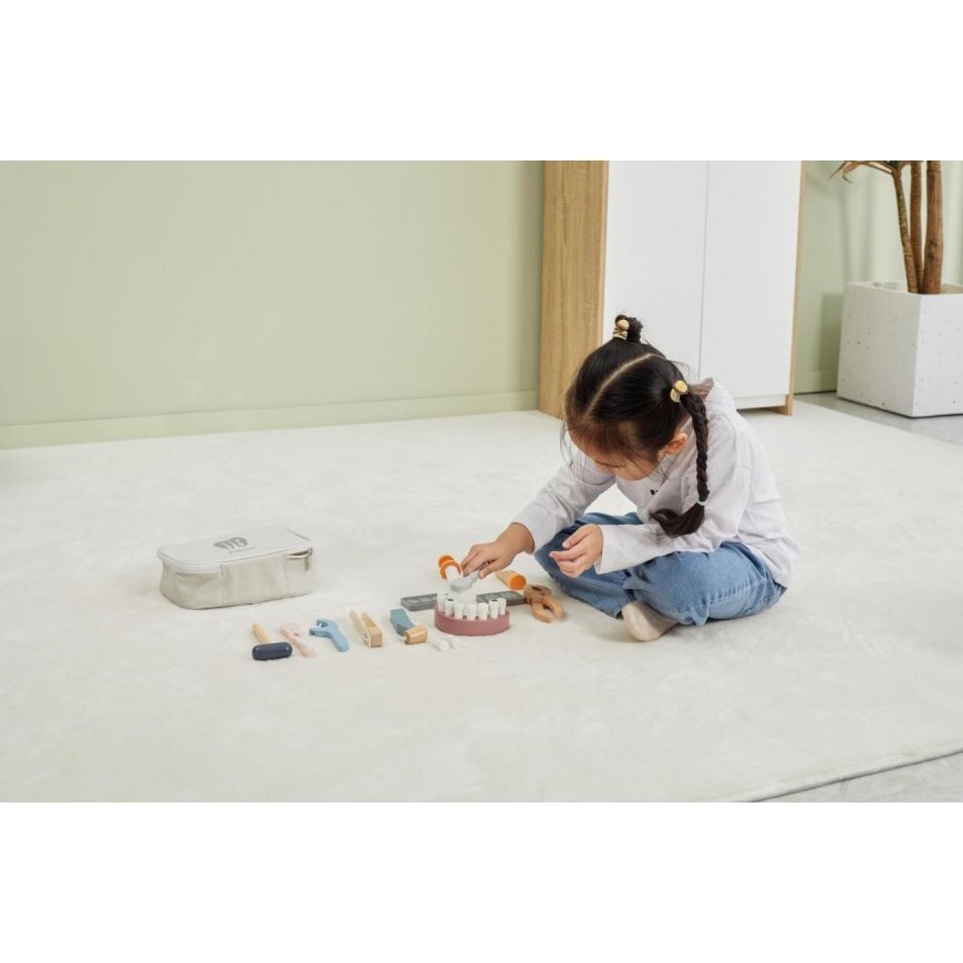 Viga Toys VIGA PolarB Drewniany Set Dentysty Bag – 5