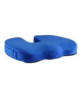 Powerton Orthopedic pillow, pressure-resistant plastic tip, ergonomic, blue, memory foam, Powerton