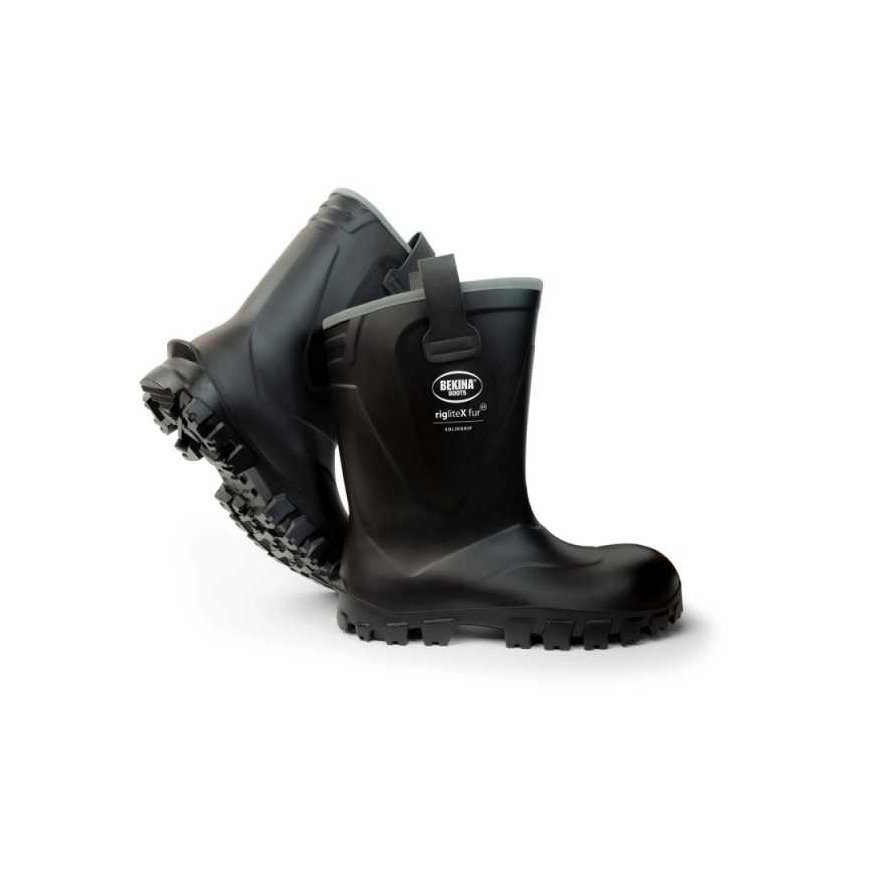 Boots BEKINA Riglitex fur Solid Grip S5, black 45
