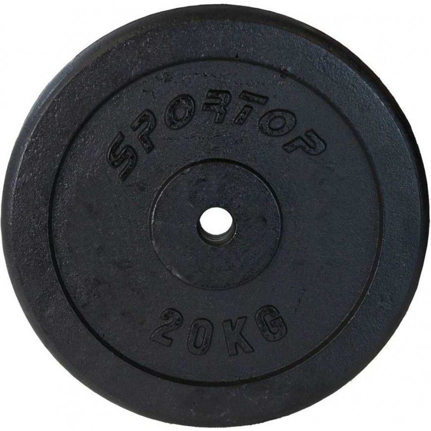 Enero Juodo ketaus svoris 20 kg Sportop fi26.5 – 2