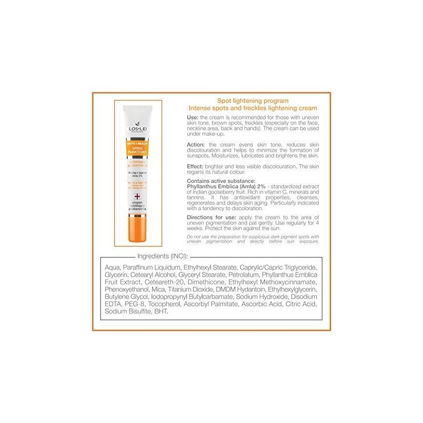 FLOSLEK White and Beauty Spot whitening cream for discoloration 20 ml – 2