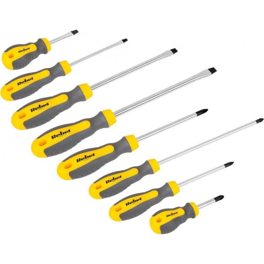 Set of screwdrivers REBEL - 8 pcs – 5