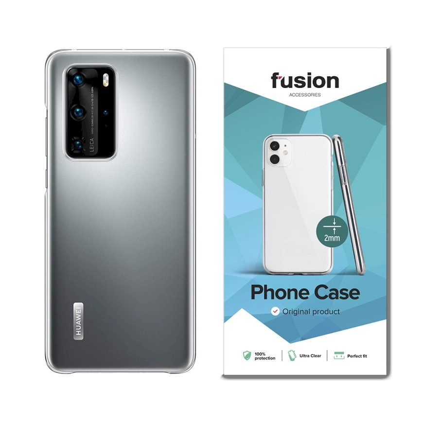 Fusion Ultra Clear Series 2 mm Silicone Case For Huawei P40 Pro