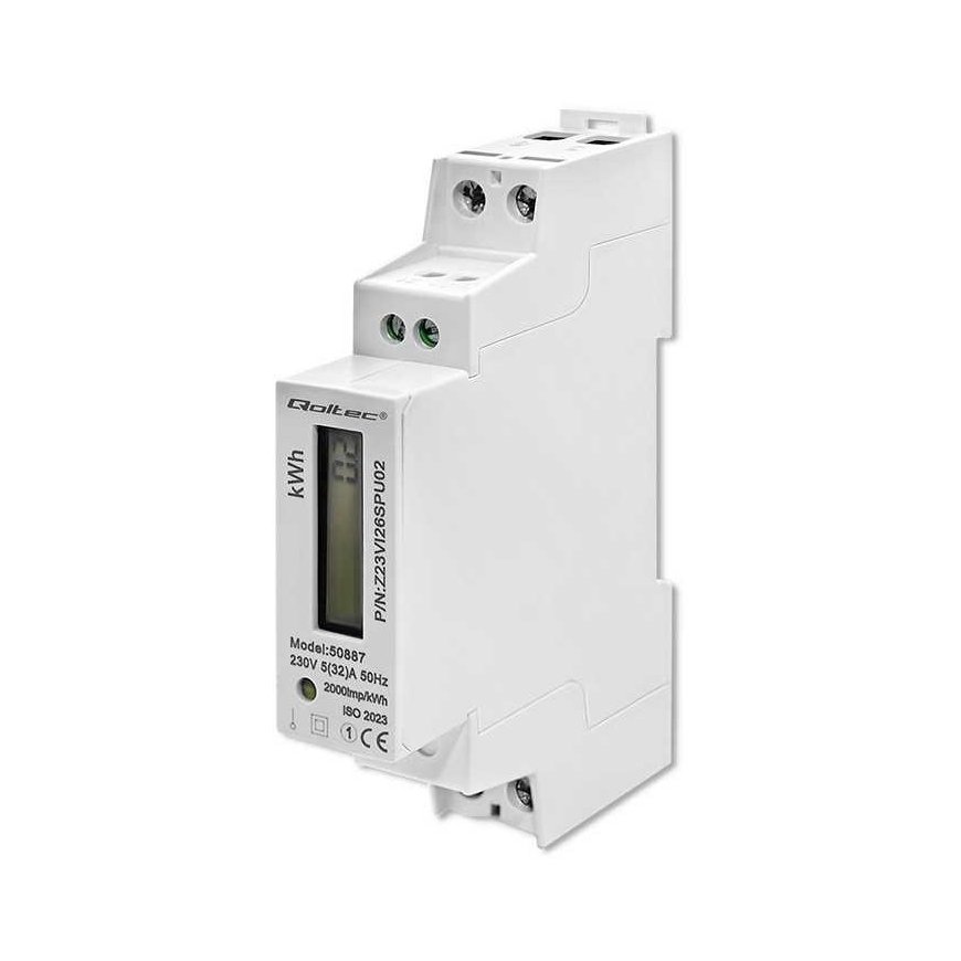 Qoltec Single phase electronic meter |